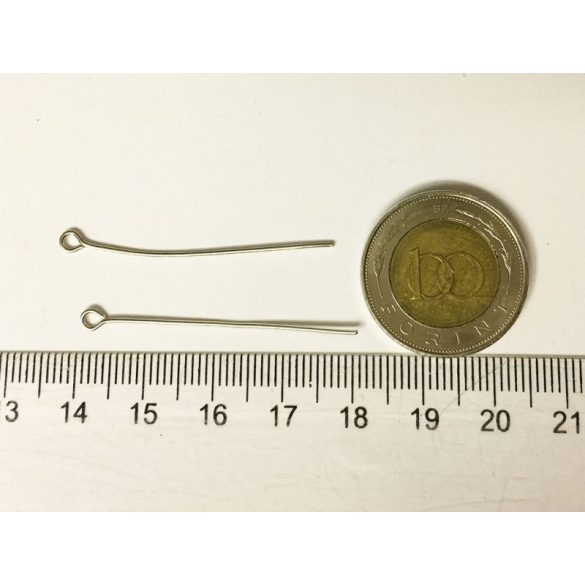 4cm szemes szerelőpálca antik ezüst 20db