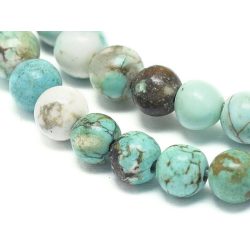 Türkiz NATURAL howlit - 8mm