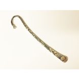 Napocska & csillagok antik ezüst könyvjelző-alap (12cm)