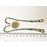 Napocska & csillagok antik ezüst könyvjelző-alap (12cm)