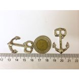 Antik ezüst Horgony *kapcsolódás* zsinór-ékszerhez