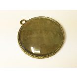 Bronz NAGY medál-alap Bagolykákkal :) (35mm)