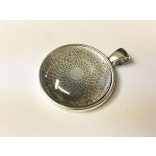 Medál-alap - Antik ezüst (25mm)