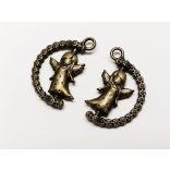 Angyalka - forgatható medál