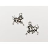 Lovacska - antik ezüst