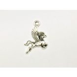 PEGAZUS - antik ezüst színű