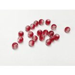 JEGES MÁLNASZÖRP - Roppantott üveggyöngy (4mm) - 20db