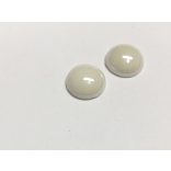 12mm Porcelán kaboson - fehér