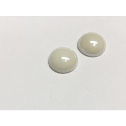 12mm Porcelán kaboson - fehér