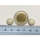 12mm Porcelán kaboson - fehér