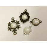 12mm Porcelán kaboson - fehér