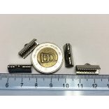 16mm szalagvég ezüst színű (4db)