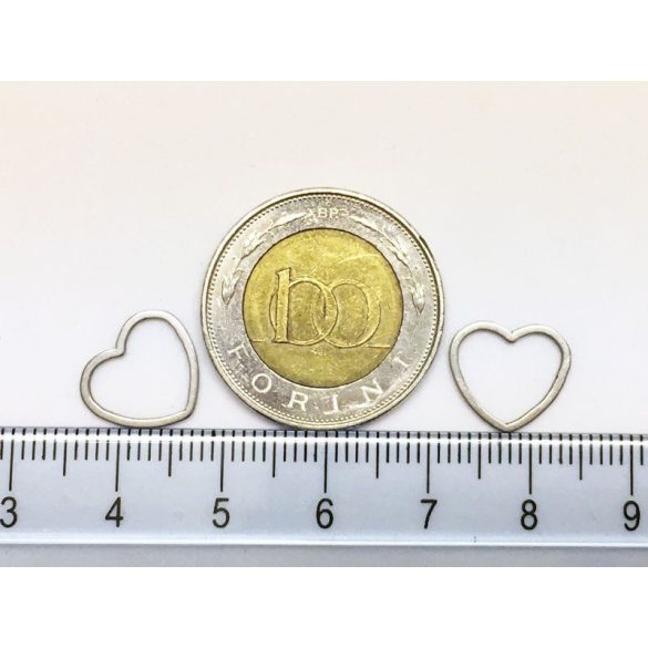 Acél szivecske <3  (10*11mm)