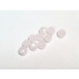 BABA-rózsaszín - Csiszolt üveggyöngy  - 6x4mm - 10db