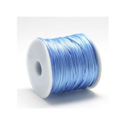 Buzavirágkék szatén zsinór (1mm) - 50cm