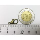 Bronz színű Delfinkapocs (16x8mm)