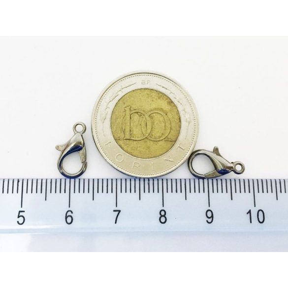 Gunmetal delfinkapocs (12x6mm)