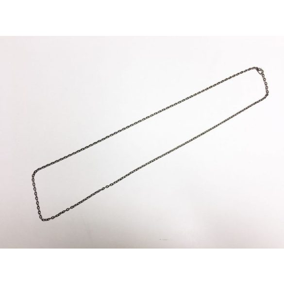 Gunmetal nyaklánc alap (70cm)