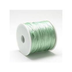 Halványzöld színű szatén zsinór (1mm) - 50cm