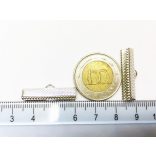 Ezüst színű szalagvég 20mm - 2db