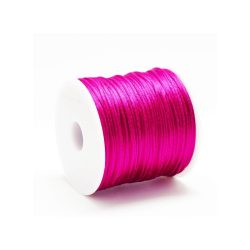 HOT PINK szatén zsinór (1mm) - 50cm