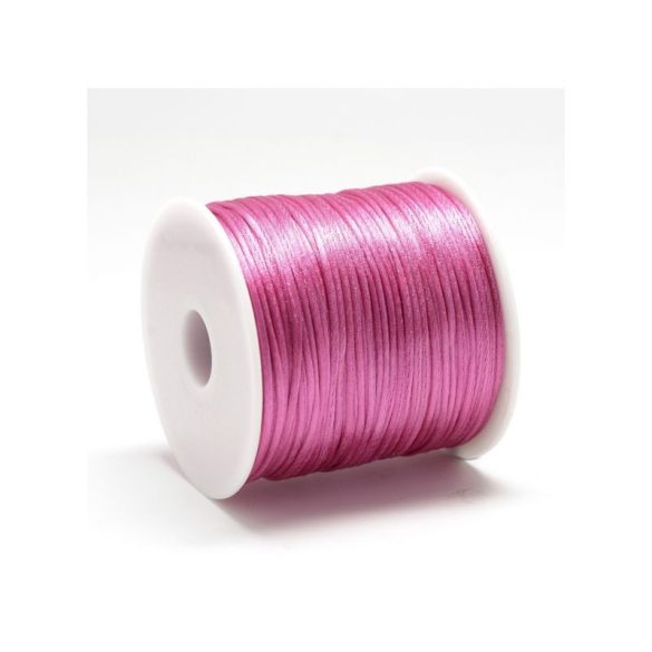 Pink szatén zsinór (1mm) - 50cm