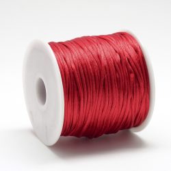 Piros szatén zsinór (1mm) - 50cm