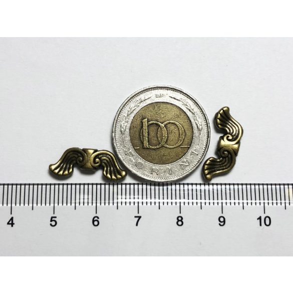 Angyalszárny pár bronz (19*7mm)
