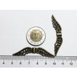 NAGY Angyalszárny bronz (51*14mm)
