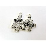 Best Friends - összetartozó puzzle medál pár