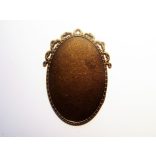 Ovális Óriás medál-alap