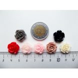 Rosy-Brown rózsa cabochon - 15mm