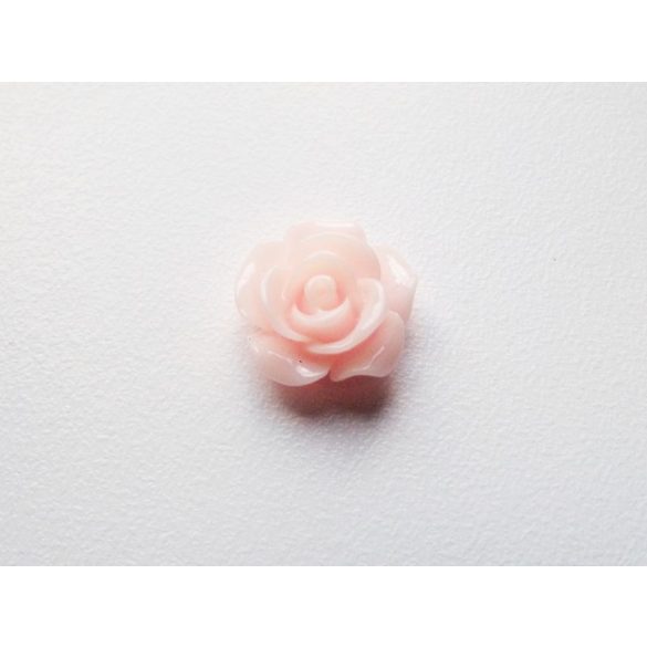 Halvány rózsaszín rózsa cabochon - 15mm