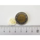 Törtfehér rózsa cabochon - 15x7mm - *Triangle*