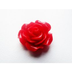 20mm Piros rózsa cabochon