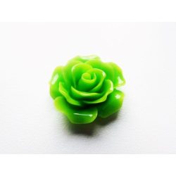 20mm Zöld rózsa cabochon