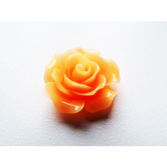 20mm Narancssárga rózsa cabochon