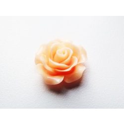 20mm Barackszínű rózsa cabochon