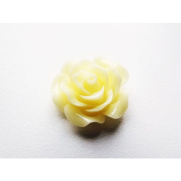20mm Vanília rózsa cabochon