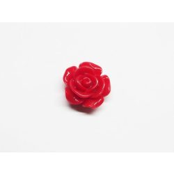 Piros rózsa cabochon - 15mm