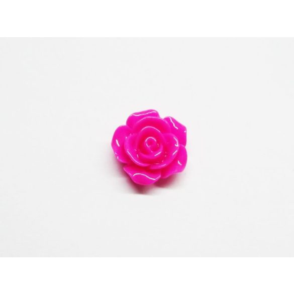Pink rózsa cabochon - 15mm
