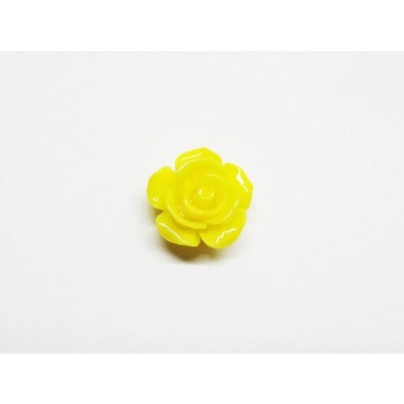 Sárga rózsa cabochon - 15mm