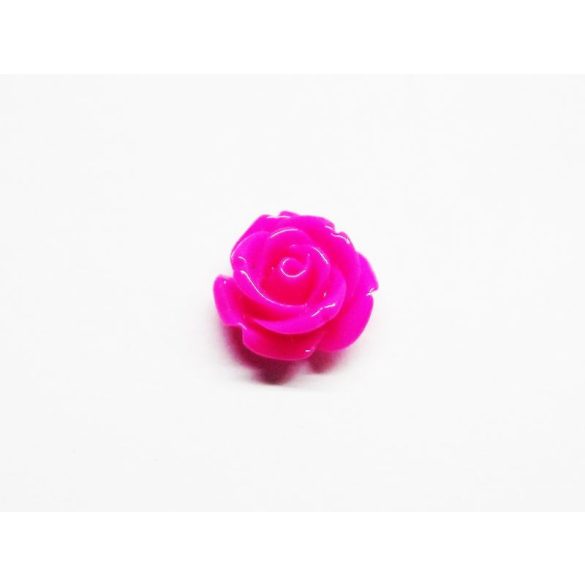 Pink rózsa cabochon - 14mm