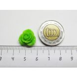 Rózsa cabochon *háromszög* - zöld