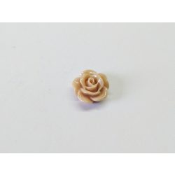 Púder rózsa cabochon - 1 cm