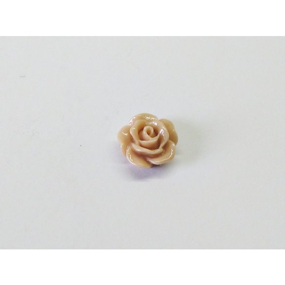 Púder rózsa cabochon - 1 cm