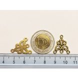 "Több-hurkos függő" arany színű #1