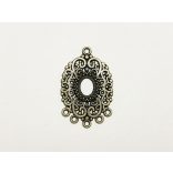 "Több-hurkos függő" #9 antik bronz