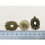 "Több-hurkos függő" #9 antik bronz