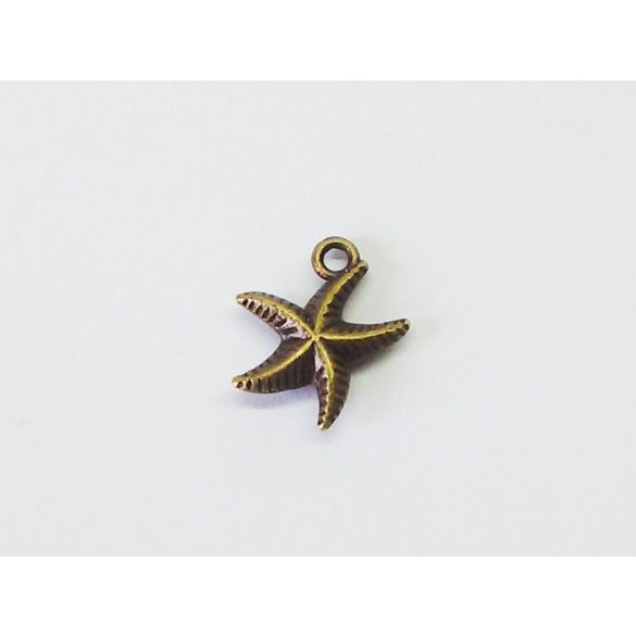 Antik bronz tengeri csillag charm (16*14,5mm)